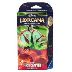 Jogo de Cartas Disney Lorcana Capítulo 1 Ruby Emerald, para Jogadores a Partir de 8 Anos, Ravensburger