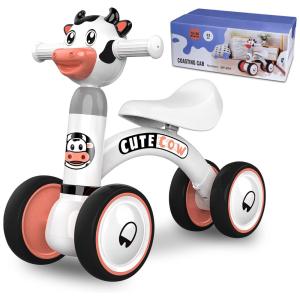 Bicicleta sem Pedal com Maquina de Bolhas para Crianças de 1 a 3 Anos, Afranti Dinossauro, Azul