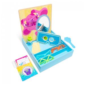 Kit Divertido Oftalmologista Infantil com Acessórios Realistas para Crianças Acima de 3 Anos, Melissa e Doug Blues Clues