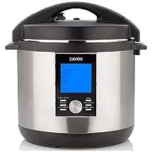 Panela de Pressão Elétrica 8 Litros Programável, Aço Inoxidável, 110V 1000W, Zavor, Prata