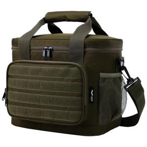 Bolsa Térmica Portátil 12L, Mantém Quente, Frio Por até 8H, MIER, Verde