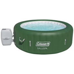 Spa Inflável Hidromassagem para 4 Pessoas com até 140 Jatos, Coleman SaluSpa, Verde