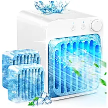 Climatizador de Ar Portátil com USB, 110v, SERDARY 12121, Branco