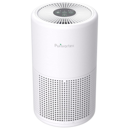 Purificador de Ar com Filtro HEPA, Área até 20 m2, PURIVORTEX AC201B, Branco