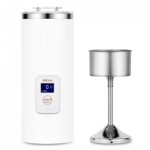 Cafeteira Elétrica Programável 1 Portátil e Compacta Compatível Cápsula e Café Moído, 500 mL, Branca, IMIGOO MG C06 1, Branco