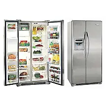 Geladeira Side by Side Frigidaire FRRC25V8GM 640 L Prata Premium 220V