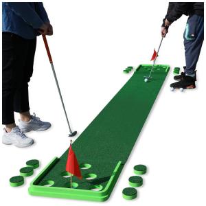 Tapete de Golfe para Espaço Interno e Externo com 7 Buracos, SPRAWL, Verde