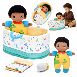 Pelúcia Dinossauro Baby Boy OUOZZZ - Presente Aniversário Meninos - Brinquedo Macio para Crianças e Irmãos Maiores