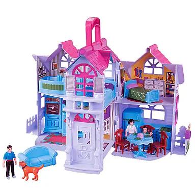Mini Casa de Bonecas Dobrável
