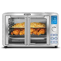 Fritadeira Elétrica AirFryer 6.3L com Painel Digital e Janela de Visualização, 110V, Gourmia, Prata