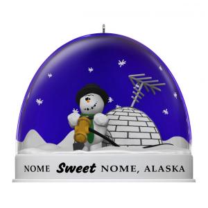 Ornamento Hallmark Keepsake Natal 2025 Disney/Pixar Knick Knack Snow Globe Escape Plan, Decoração Divertida para Fãs