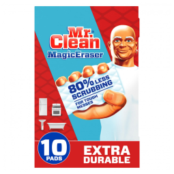 Esponja Mágica Extra Durável para Sapatos, Banheiro e Chuveiro, 10 UN, Mr. Clean
