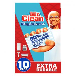 Esponja Mágica Extra Durável para Sapatos, Banheiro e Chuveiro, 10 UN, Mr. Clean