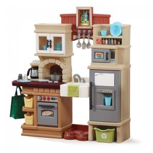 Cozinha Infantil Interativa com Luzes e Sons, Inclui Mais de 40 Acessórios Realistas, Para Crianças a Partir de 2 Anos, Montagem Fácil -
