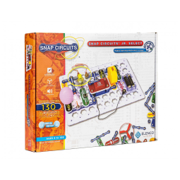 Snap Circuits Jr. Select SC-130 – Kit Educacional de Eletrônica com Mais de 130 Projetos para Crianças a Partir de 8 Anos