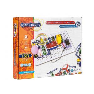 Snap Circuits Jr. Select SC-130 – Kit Educacional de Eletrônica com Mais de 130 Projetos para Crianças a Partir de 8 Anos