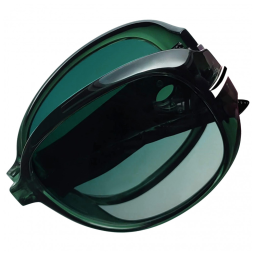 Óculos de Sol Feminino Dobrável com Proteção UV, Joopin A13, Verde Transparente