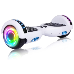 Hoverboard com Luz LED nas Rodas, Alto Falante e Velocidade até 9km/h, para Crianças de 6 a 12 Anos, 110V, SISIGAD