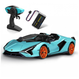 Carro de Controle Remoto MIEBELY Lamborghini em Escala 1 12 Oficialmente Licenciado Bateria de 7.4V 900mAh JIANFENGYUAN TOYS