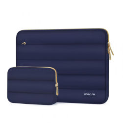 MOSISO Sleeve 15-15.6" para Laptop 16" Compatível com MacBook Pro 16, HP, Dell, ASUS, Acer, Lenovo, Bolsa de Poliéster com Estojo Pequeno