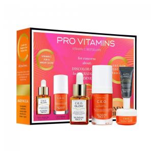 Kit Skincare Cimpleto Pro Vitaminas 4 Produtos, SUNDAY RILEY, Laranja