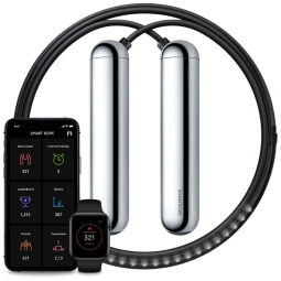 Corda de pular embutida em LED Tam Grande Altura 1,77cm até 1.87cm Factory Smart Rope, TANGRAM, Branco