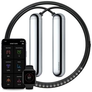 Corda de pular embutida em LED Tam Grande Altura 1,77cm até 1.87cm Factory Smart Rope, TANGRAM, Branco