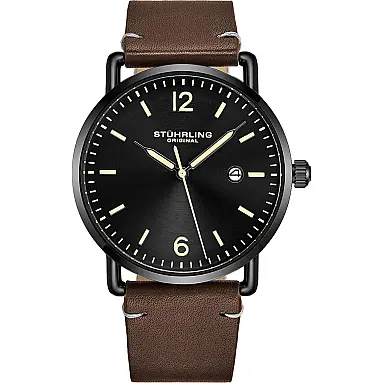 Relógio Masculino Pulseira de Couro