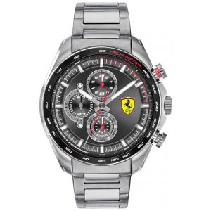 Relógio Masc Quartzo SPEEDRACER Prova D 50m, FERRARI 0830652, Prateado