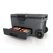 Caixa Térmica Ninja FrostVault FB265TL 61,5 Litros com Rodízios Cinza Carvão