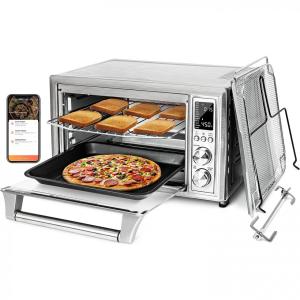 Forno Elétrico de Bancada de 30L COM 12 Funções, 1800W, Aço Inoxidável, 110v, COSORI Air Fryer Toaster Oven Combo, Prateado