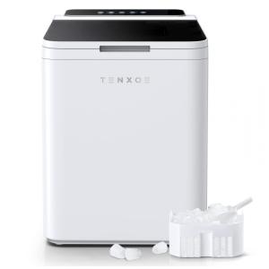Máquina de Gelo Automática Portátil Produz até 11kg, 24H, Cor Branca, 110v, TENXOE 0104W, Branco
