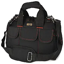 Bolsa de Ferramentas Organizadora com Compartimentos, ENPOSMRE, Preto