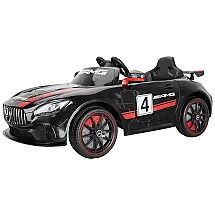 Carro, Carrinho Elétrico 1 Assento 12V, com Controle Remoto e 3 Velocidades, TOBBI, Preto