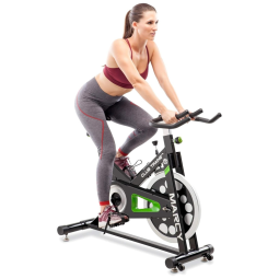 Bicicleta Ergométrica com Suporte para Garrafa e 100 Níveis de Resistencias, Branca, MARCY, Branco