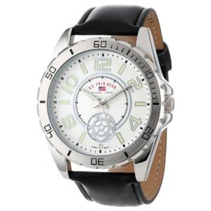 Relógio AnMaclino Homem Pleira de Coro intético Claico, U.S. POLO ASSN. US5159, Preto