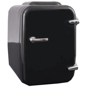 Up Mini Cooler, Geladeira Portátil Automotiva, até 6 Latas AC DC 12V USB, 110v, STAND UP DESK STORE SUD FRIDGE BK, Preto