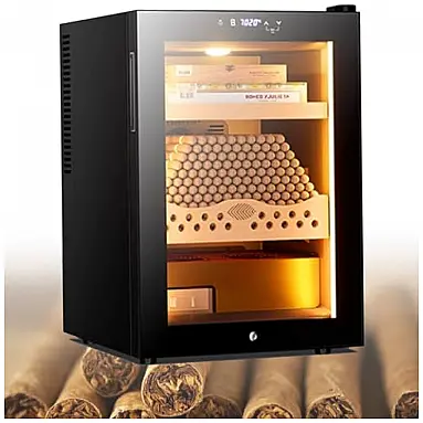 Humidor Elétrico Genérico Preto 50L