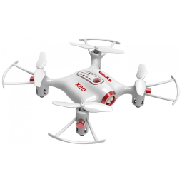 Syma X20 Mini Drone Quadcopter para Crianças e Adultos com Auto Retorno 3D, CHEERWING, Branco