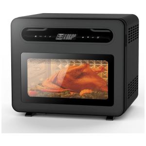 Fritadeira Elétrica AirFryer 10L em Aço Inoxidável com Painel Digital, 1400W, 110v, GEEK CHEF, Preto