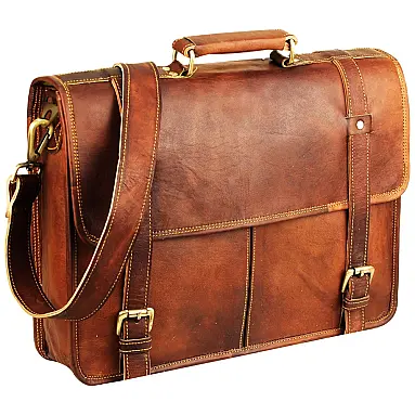 Bolsa, Pasta de Couro para