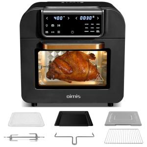 Air Fryer 8 em 1 com 18 Litros de Capacidade com 6 Acessórios e Controle Digital, 110V 1500W, OIMIS