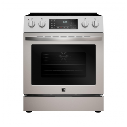 Fogão Kenmore Elétrico com Controle Frontal e 5 Elementos de Cooktop com 7 Opções de Potência de Cozimento, Convecção Real