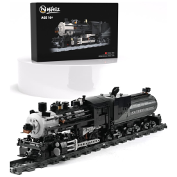 Kit de Construção Trem a Vapor CN5700 com 1136 Peças para Crianças Acima de 8 Anos, Nifeliz, Preto