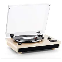 Toca Discos Retro 3 Velocidades com Bluetooth, RCM MC 262 T, T, Marrom Claro