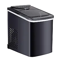 Máquina de Gelo Automática Portátil até 11 kg de Gelo em 24h, 110v, ADT, Prateado