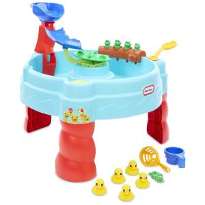 Baby Mesa Divertida Lago dos Patinhos com Água e Acessórios Interativos, LITTLE TIKES 652578, Azul