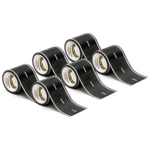 Fita adesiva para montar estradas de brinquedo 6 rolos de 9,12 metros cada, sem resíduos InRoad Toys.
