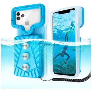 Capa Celular Prova Dágua IP68 Universal Azul