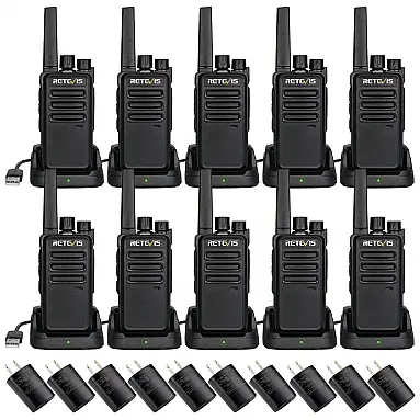 Rádio Comunicador Walkie Talkie Retevis